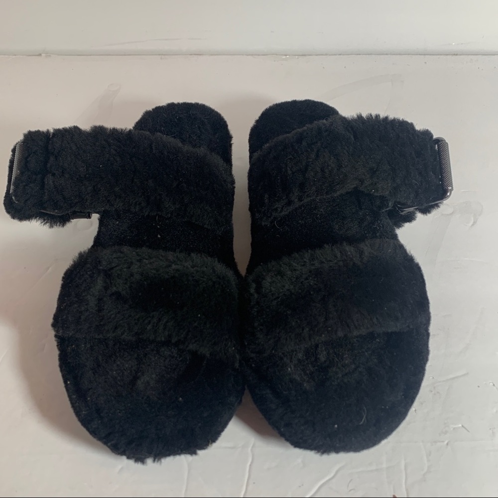 UGG FUZZ YEAH! BLACK 9